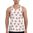 thumbnail image 1 of Haiem Red Fox Men Workout Tank Top Gym Bodybuilding Sleeveless Muscle T Shirts Athletic Tank Breathable Workout Shirt-4X-Large, 1 of 9