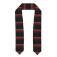 thumbnail image 1 of Haiem Red Glitter1 Pattern Graduation Stole 2024 | Premium Satin Sash for Graduation Ceremony, 1 of 7