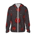 thumbnail image 1 of Haiem Red Ladybugs UPF 50+ Fishing Shirts for Men Long Sleeve UV Sun Protection Hoodie Non-Mask Outdoor Hiking Shirts, 1 of 9