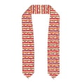 thumbnail image 1 of Haiem Red Lobster Pattern Graduation Stole 2024 | Premium Satin Sash for Graduation Ceremony, 1 of 7