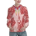 thumbnail image 1 of Haiem Red Meat for Men's Fashion Hoodies & Sweatshirts with Kangaroo Pocket,Hooded Sweatshirt with Eye-catching Drawstrings-Large, 1 of 7