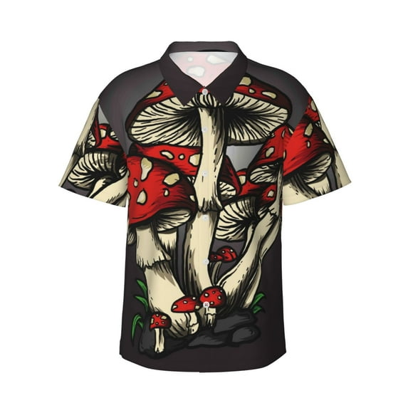 Haiem Red Mushrooms Men'S Pajama Pants Ultra Lightweight Pjs Bottoms Sleepwear Bottom Pants With Pocket Drawstring-Small