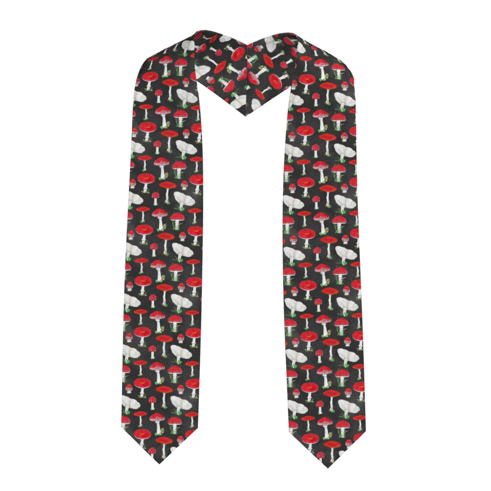 Haiem Red Mushrooms Pattern Graduation Stole 2024 | Premium Satin Sash ...