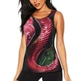thumbnail image 1 of Haiem Red Viper Jungle Intensity Printed Women's Workout Tank Top, Quick-Dry Sleeveless Gym Shirt, Breathable Lightweight Athletic Top for Running, Yoga, and Casual Wear-X-Large, 1 of 7