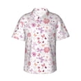 thumbnail image 1 of Haiem Retro Floral Printed Hawaiian Shirt for Men - Men’s Casual Beach Summer Shirts - Stretch Fabric with Modern Fit-Small, 1 of 9