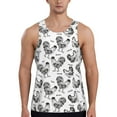 thumbnail image 1 of Haiem Retro Rooster Men Workout Tank Top Gym Bodybuilding Sleeveless Muscle T Shirts Athletic Tank Breathable Workout Shirt-Small, 1 of 9