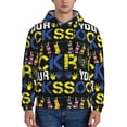 thumbnail image 1 of Haiem Rock Your Socks Patterned Men's Hoodie with Kangaroo Pocket - Ideal Pullover Sweatshirt for Daily Wear, Travel, and Home-XX-Large, 1 of 7