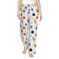 thumbnail image 1 of Haiem Rocket Planets Women's Pajama Pants Ultra Lightweight Pjs Bottoms Sleepwear Bottom Pants With Pocket Drawstring-Large, 1 of 7
