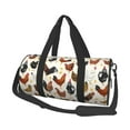 thumbnail image 1 of Haiem Roosters and Chickens Pattern Gym Bag for Women Men, Waterproof Travel Duffel Bags, Personal Item Travel Bag Weekender Bag with Shoes Compartment & Wet Pocket, 1 of 8