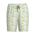 thumbnail image 1 of Haiem Roosters Men's Pajama Short with Soft Woven Cotton Elastic Waistband Sleep Short-Small, 1 of 9
