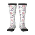 thumbnail image 1 of Haiem Rose Flower B Socks, Funny Novelty Crazy Design Cotton Socks Sports Socks Knee High Socks For Men, Women,1Pairs - Gift For Working Friends, 1 of 9