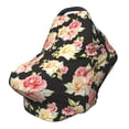 thumbnail image 1 of Haiem Rose Flowers Baby Nursing Cover & Nursing Poncho - Multi Use Cover for Baby Car Seat Canopy, Stroller Cover, 360°Full Privacy Breastfeeding Coverage, 1 of 9