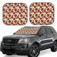 thumbnail image 1 of Haiem Rose Flowers Car Windshield Sun Shade (2 Pieces) Foldable Windshield Sun Shade Car Accessories for Truck SUV Pickup-Large, 1 of 7