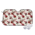 thumbnail image 1 of Haiem Rose Flowers Car Windshield Sun Shade - Blocks UV Rays Sun Visor Protector, Sunshade to Keep Your Vehicle Cool, Universal Fit SUV Van Sedan-Medium, 1 of 7