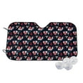 thumbnail image 1 of Haiem Rose Flowers Car Windshield Sun Shade - Blocks UV Rays Sun Visor Protector, Sunshade to Keep Your Vehicle Cool, Universal Fit SUV Van Sedan-Medium, 1 of 7