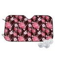 thumbnail image 1 of Haiem Rose Flowers Car Windshield Sun Shade - Blocks UV Rays Sun Visor Protector, Sunshade to Keep Your Vehicle Cool, Universal Fit SUV Van Sedan-Medium, 1 of 7