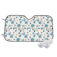 thumbnail image 1 of Haiem Rose Flowers Car Windshield Sun Shade - Blocks UV Rays Sun Visor Protector, Sunshade to Keep Your Vehicle Cool, Universal Fit SUV Van Sedan-Small, 1 of 7