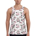 thumbnail image 1 of Haiem Rose Flowers Men Workout Tank Top Gym Bodybuilding Sleeveless Muscle T Shirts Athletic Tank Breathable Workout Shirt-, 1 of 9