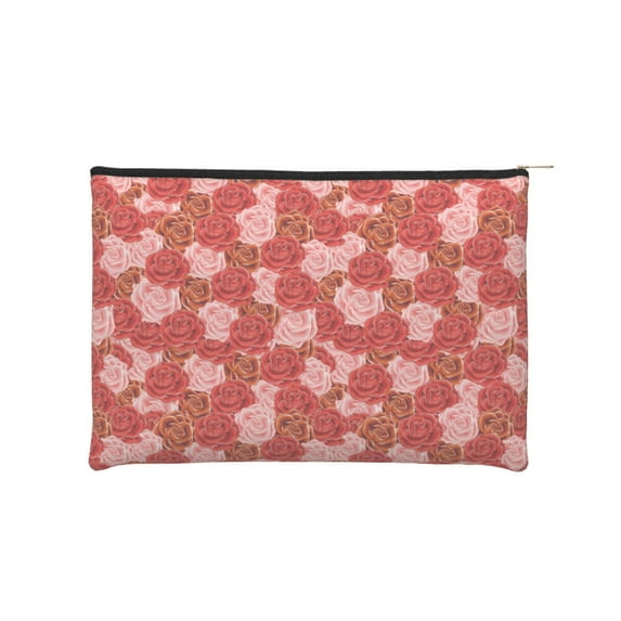 Haiem Rose Flowers Music Lover Merch Makeup Bag, Cosmetic Bag,Singer Fans Cosmetic Bag, Portable Stationary Storage Organizer, Travel Makeup Bag