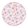 thumbnail image 1 of Haiem Rose Flowers Pattern Christmas Tree Skirt Merry Christmas Party Christmas Tree Decoration,New Year Decorations-30", 1 of 6
