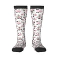 thumbnail image 1 of Haiem Rose Flowers Socks, Funny Novelty Crazy Design Cotton Socks Sports Socks Knee High Socks For Men, Women,1Pairs - Gift For Working Friends, 1 of 9
