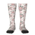 thumbnail image 1 of Haiem Rose Flowers Socks, Funny Novelty Crazy Design Cotton Socks Sports Socks Knee High Socks For Men, Women,1Pairs - Gift For Working Friends, 1 of 8