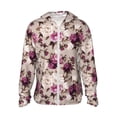 thumbnail image 1 of Haiem Rose Flowers UPF 50+ Fishing Shirts for Men Long Sleeve UV Sun Protection Hoodie Non-Mask Outdoor Hiking Shirts, 1 of 9