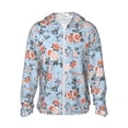 thumbnail image 1 of Haiem Rose Flowers UPF 50+ Fishing Shirts for Men Long Sleeve UV Sun Protection Hoodie Non-Mask Outdoor Hiking Shirts, 1 of 9