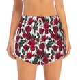 thumbnail image 1 of Haiem Rose Flowers Women's 2 in 1 Running Shorts - Lightweight Athletic Workout Gym Yoga Breathable Sports Shorts Liner with Phone Pockets-X-Large, 1 of 9