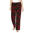 thumbnail image 1 of Haiem Rose Women's Pajama Pants Ultra Lightweight Pjs Bottoms Sleepwear Bottom Pants With Pocket Drawstring-Large, 1 of 9