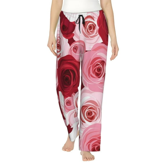 Haiem Rose Women's Pajama Pants Ultra Lightweight Pjs Bottoms Sleepwear Bottom Pants With Pocket Drawstring-XX-Large
