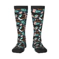 thumbnail image 1 of Haiem Rottweiler Socks, Funny Novelty Crazy Design Cotton Socks Sports Socks Knee High Socks For Men, Women,1Pairs - Gift For Working Friends, 1 of 9