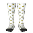 thumbnail image 1 of Haiem Rubber Duck Showe Socks, Funny Novelty Crazy Design Cotton Socks Sports Socks Knee High Socks For Men, Women,1Pairs - Gift For Working Friends, 1 of 8