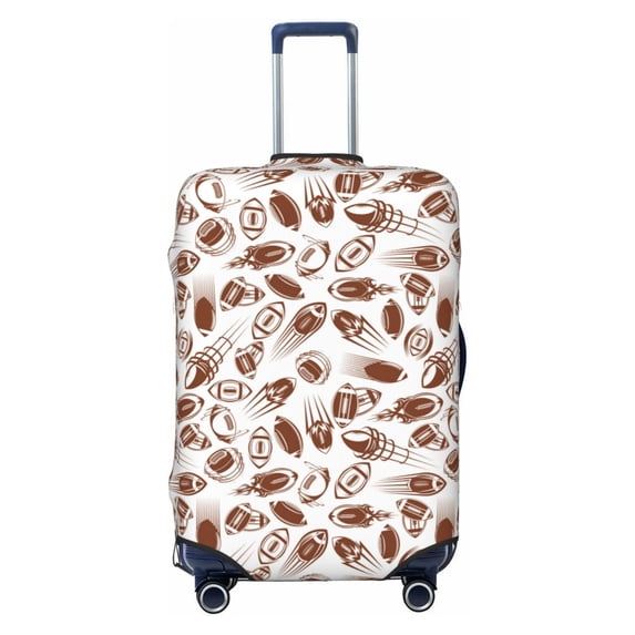 Haiem Rugby Style Luggage Cover Printed Suitcase Covers for Luggage Elastic Washable Suitcase Protector Fits 18-32 Inch Luggage(without luggage)-X-Large