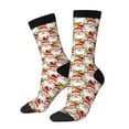 thumbnail image 1 of Haiem Santa Claus bells Pattern Crew Socks – Soft & Durable Moisture-wicking Socks, Stay-Up Fit for Business, Work, and Casual Wear Size 5-11, 1 of 6