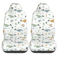 thumbnail image 1 of Haiem Sea Creatures Printed Car Seat Covers Set of 2, Universal Fit Car Seat Covers,Protective Seat Covers,Comfortable Car Seat Covers, Easy Installation Seat Covers, Vehicle Seat Covers, 1 of 9
