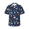 thumbnail image 1 of Haiem Sea Creatures Printed Hawaiian Shirt for Men - Men’s Casual Beach Summer Shirts - Stretch Fabric with Modern Fit-XX-Large, 1 of 7