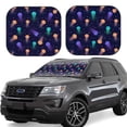 thumbnail image 1 of Haiem Sea Jellyfish Car Windshield Sun Shade (2 Pieces) Foldable Windshield Sun Shade Car Accessories for Truck SUV Pickup-Large, 1 of 7