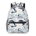 thumbnail image 1 of Haiem Sea Life Elements Printed School Backpack,Casual Travel Lightweight Backpack,Durable Comfortable Multifunctional Backpack,Laptop Backpack, 1 of 5
