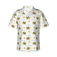 thumbnail image 1 of Haiem Sea Turtle Basking in the Sun Printed Hawaiian Shirt for Men - Men’s Casual Beach Summer Shirts - Stretch Fabric with Modern Fit-Small, 1 of 7