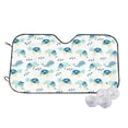 thumbnail image 1 of Haiem Sea Turtle Car Windshield Sun Shade - Blocks UV Rays Sun Visor Protector, Sunshade to Keep Your Vehicle Cool, Universal Fit SUV Van Sedan-Medium, 1 of 7