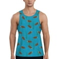 thumbnail image 1 of Haiem Sea Turtle Men Workout Tank Top Gym Bodybuilding Sleeveless Muscle T Shirts Athletic Tank Breathable Workout Shirt-, 1 of 9
