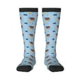 thumbnail image 1 of Haiem Sea Turtle Socks, Funny Novelty Crazy Design Cotton Socks Sports Socks Knee High Socks For Men, Women,1Pairs - Gift For Working Friends, 1 of 8