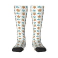 thumbnail image 1 of Haiem Sea Turtle Socks, Funny Novelty Crazy Design Cotton Socks Sports Socks Knee High Socks For Men, Women,1Pairs - Gift For Working Friends, 1 of 9