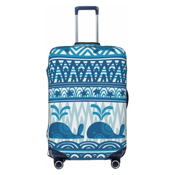 Haiem Sea Underwater Animals Luggage Cover Printed Suitcase Covers for Luggage Elastic Washable Suitcase Protector Fits 18-32 Inch Luggage-X-Large
