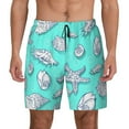 thumbnail image 1 of Haiem Seashell And Starfish Men'S Quick-Dry Swim Trunks: Comfortable Beach Shorts With Mesh Lining And Pockets - Ideal For Swimming And Sunbathing Large, 1 of 9