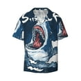 thumbnail image 1 of Haiem Shark Men's Casual Shirts Short Sleeve Button Down Shirts Fashion Textured Summer Beach Shirt-XX-Large, 1 of 7
