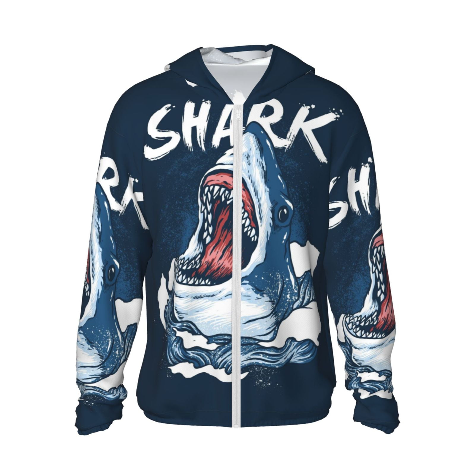 Haiem Shark UPF 50+ Fishing Shirts for Men Long Sleeve UV Sun ...