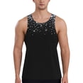 thumbnail image 1 of Haiem Silver Glitter1 Men Workout Tank Top Gym Bodybuilding Sleeveless Muscle T Shirts Athletic Tank Breathable Workout Shirt-, 1 of 8