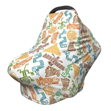 Haiem Simple Drawing Baby Nursing Cover & Nursing Poncho - Multi Use Cover for Baby Car Seat Canopy, Stroller Cover, 360°Full Privacy Breastfeeding Coverage